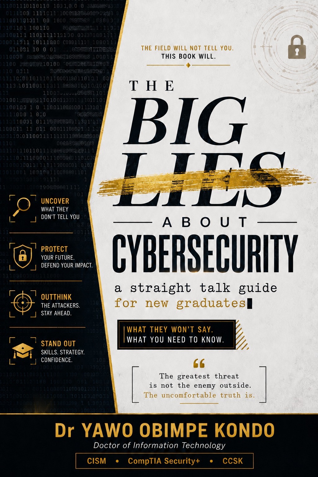 The Big Lies About Cybersecurity — book cover